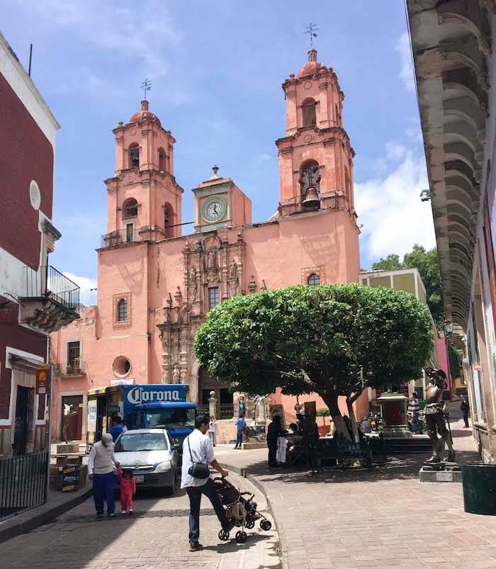 メキシコのグアナファトの街並み